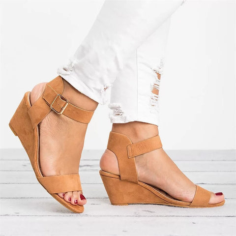 W&W Mode | Rutschfest Hoher Absatz Keilsandalen