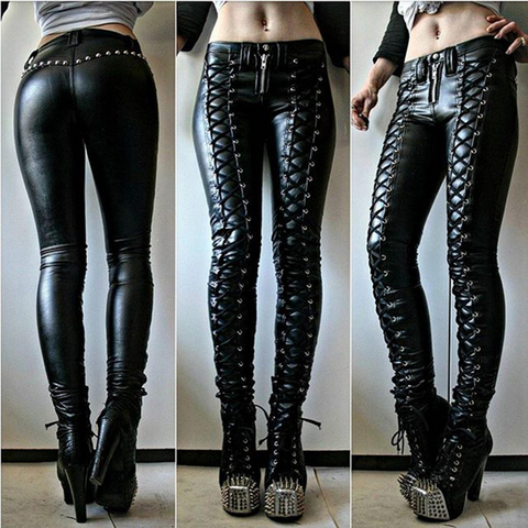 W&W Mode | Schlank und Stilvoll Punk Bandage Hose