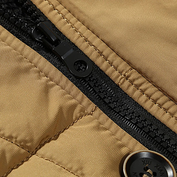 W&W Mode | Herren Winterjacke mit Fellkapuze