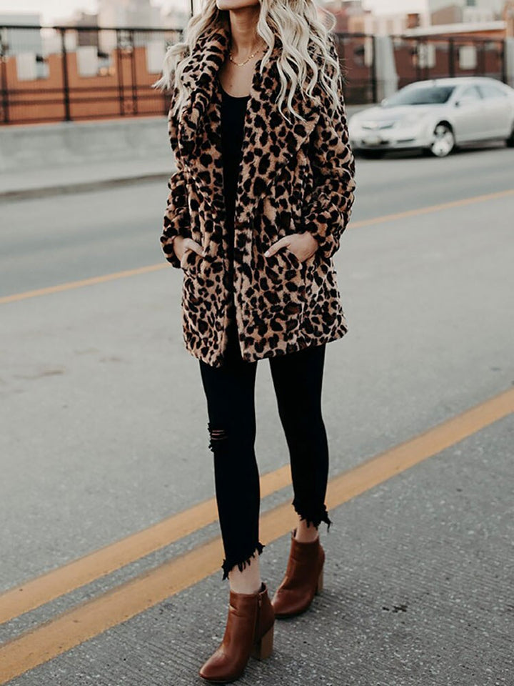 W&W Mode - Die beste kuschelige Eleganz Winter Plüsch Pelz Jacke