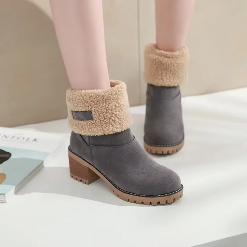 W&W Mode | Stilvolle Warme Schneestiefel Aus Leder