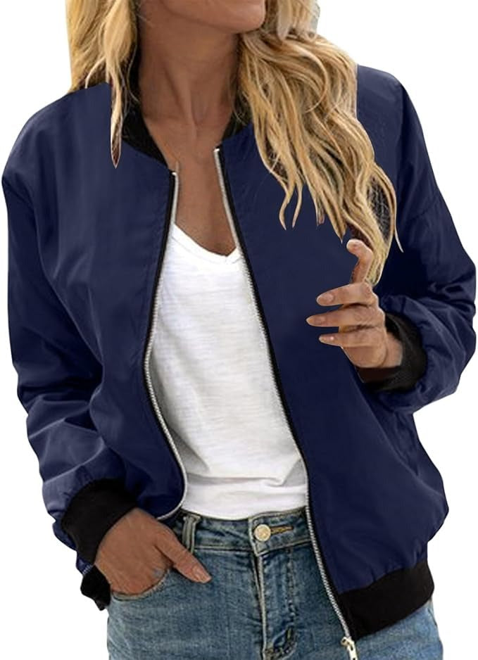 W&W Mode | Bomberjacke mit Blumenmuster für Damen