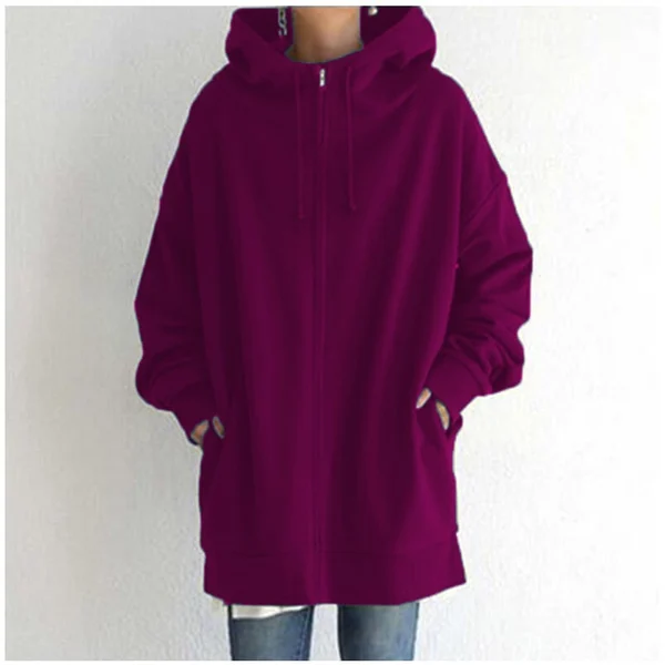 Herbst/Winter Kapuzenpullover mit Reißverschluss