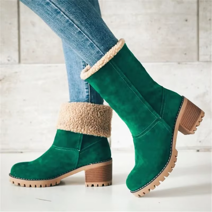 W&W Mode | Stilvolle Warme Schneestiefel Aus Leder