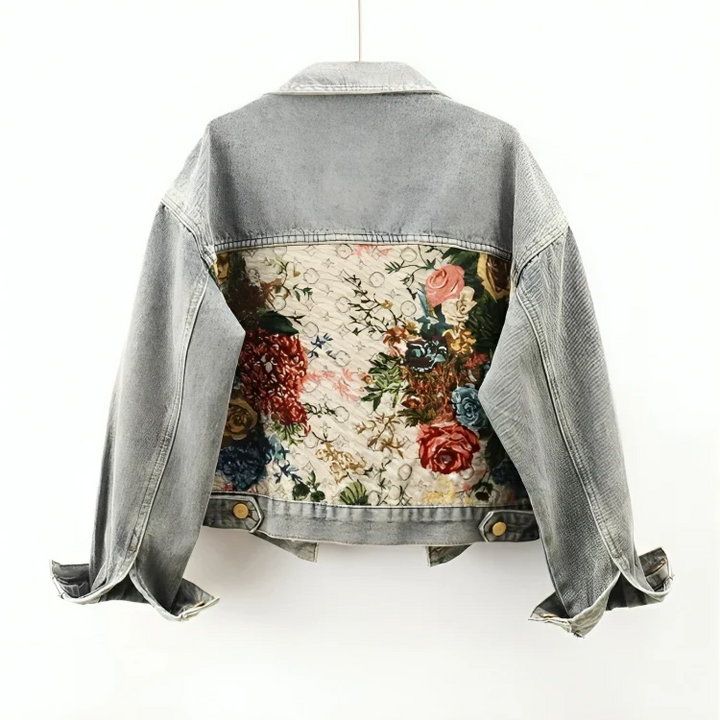 W&W Mode | Jeansjacke mit Blumen