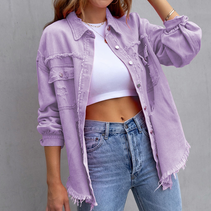 W&W Mode | Bunte Jeansjacke