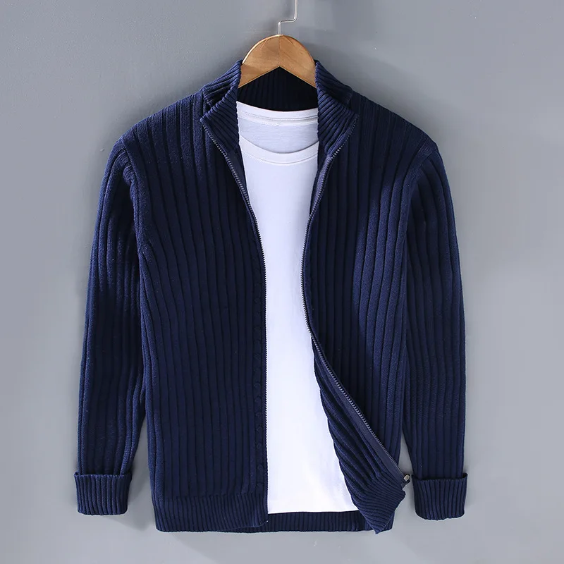 W&W Mode | Merino Strickjacke Mit Reißverschluss