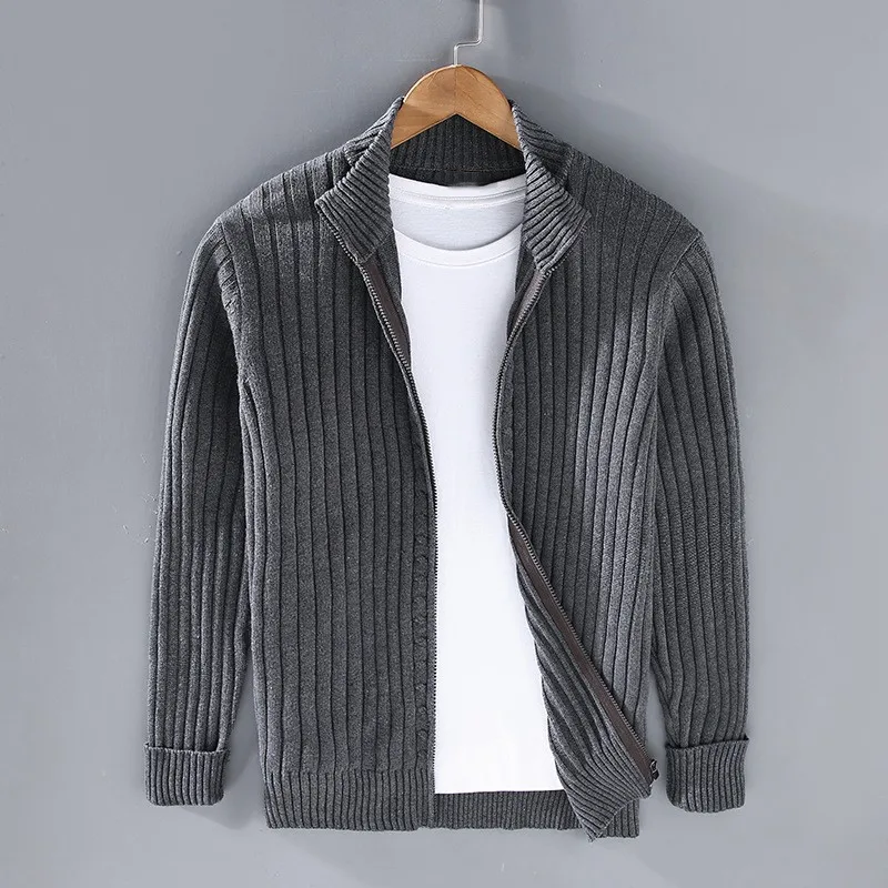 W&W Mode | Merino Zip Strickjacke Für Herren