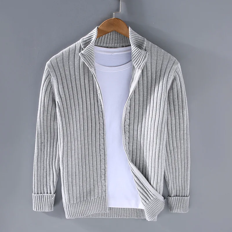 W&W Mode | Merino Strickjacke Mit Reißverschluss