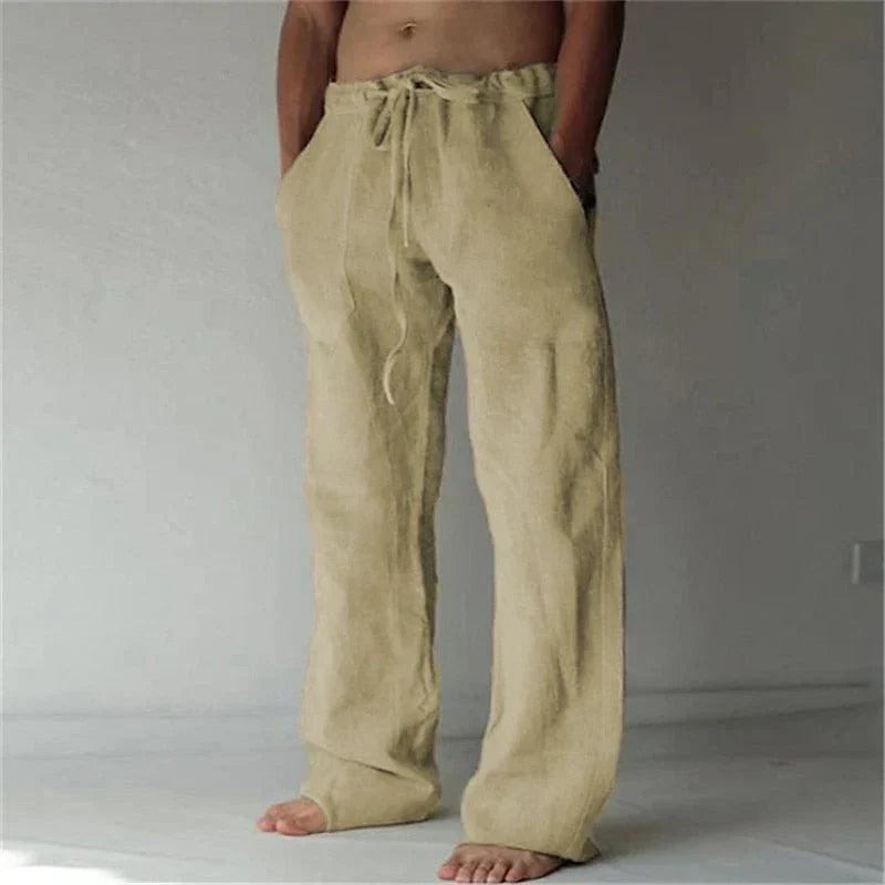 W&W Mode | Herren Baggy Leinenhose