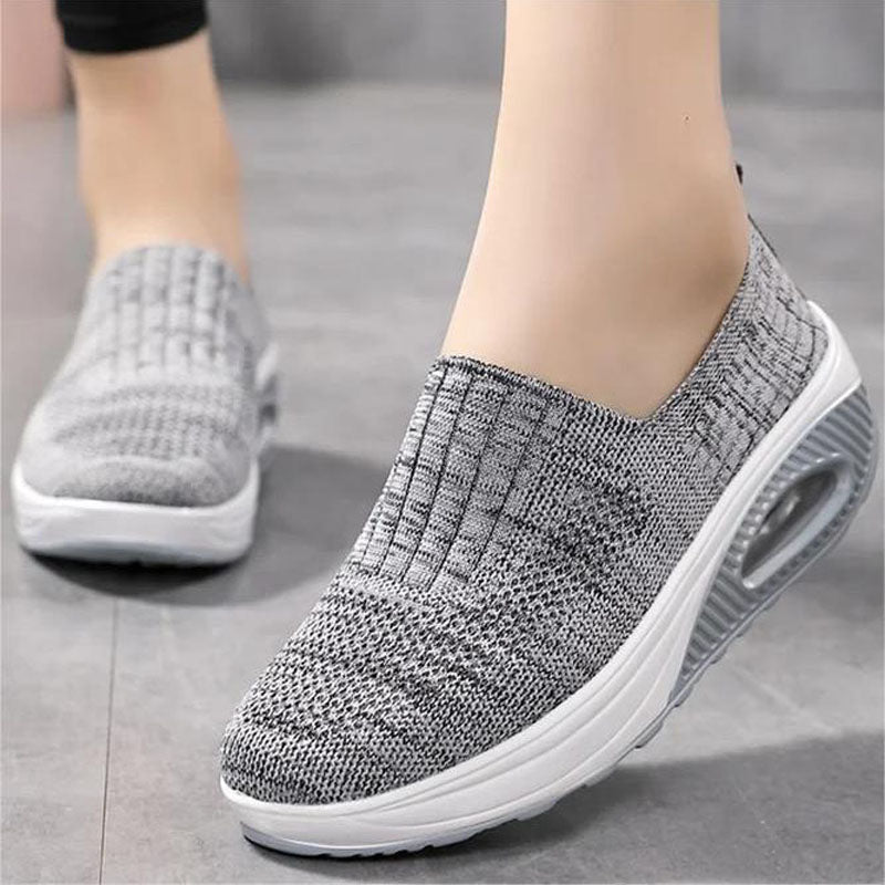 W&W Mode | Atmungsaktive Slip on Sneaker Mit Ergonomischer Sohle Für Damen