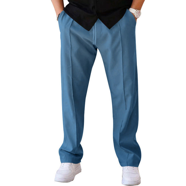W&W Mode | Bequeme, Breitgeschnittene Herren Hose Aus Leichtem, Luftigem Material