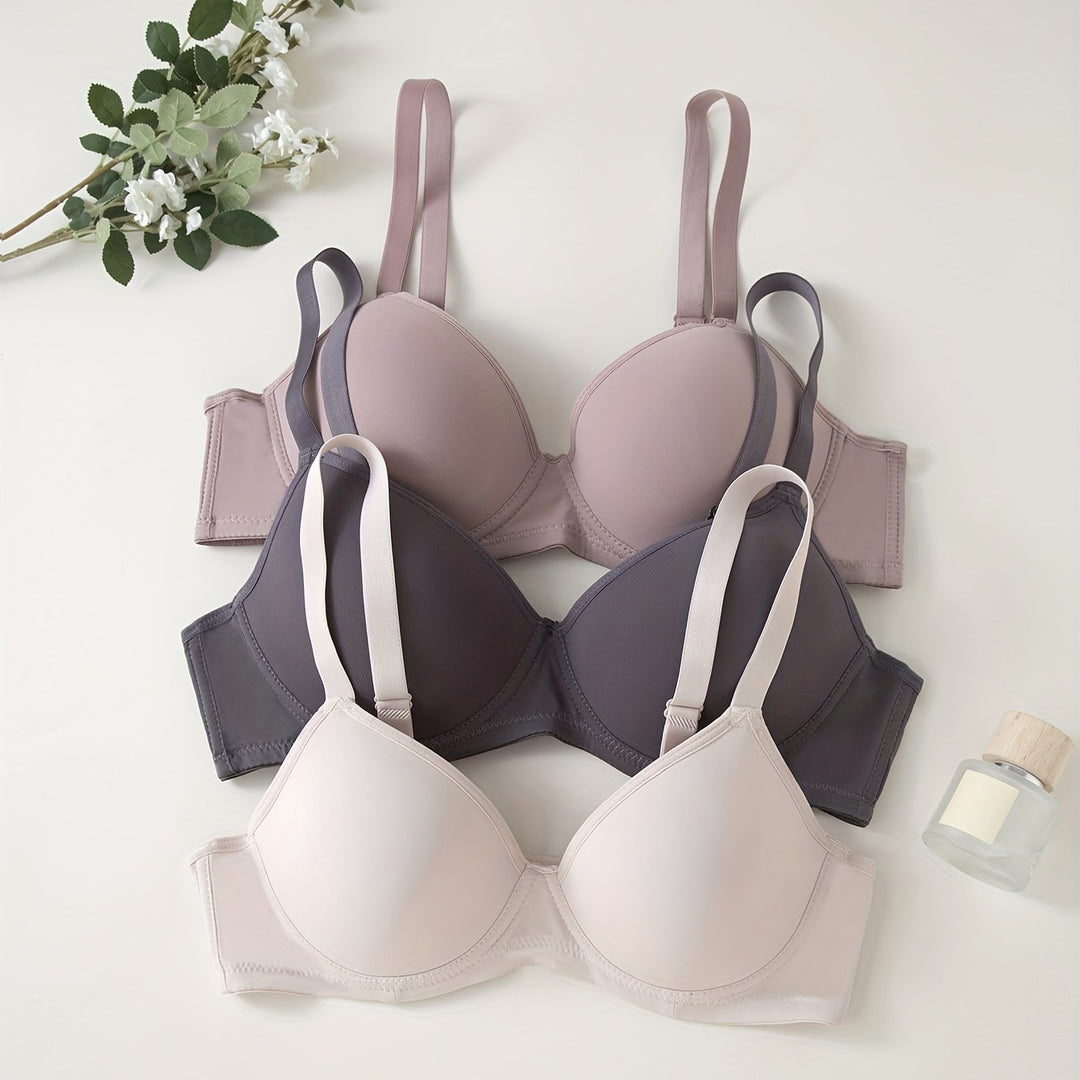 W&W Mode | 3 Teilig Nahtlos Anti Ablehnung Push up Bh
