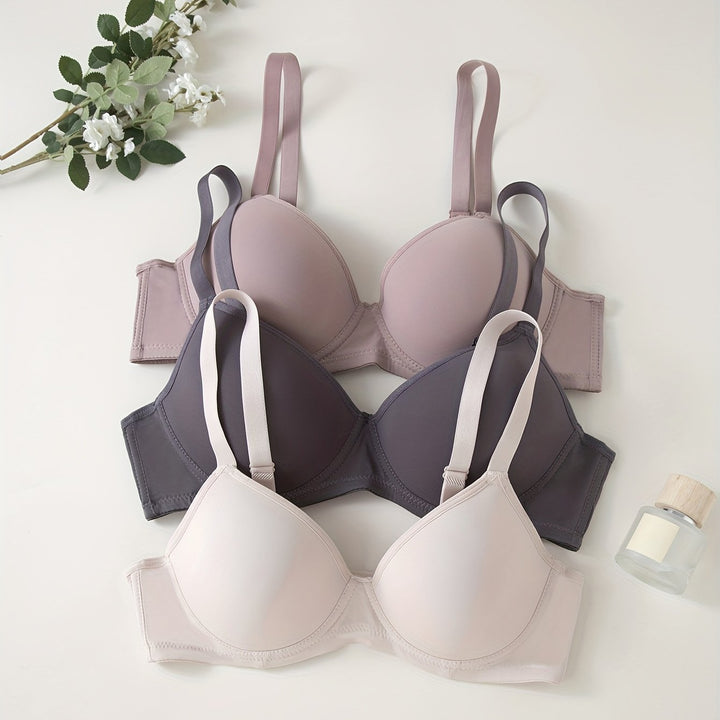 W&W Mode | 3 Teilig Nahtlos Anti Ablehnung Push up Bh