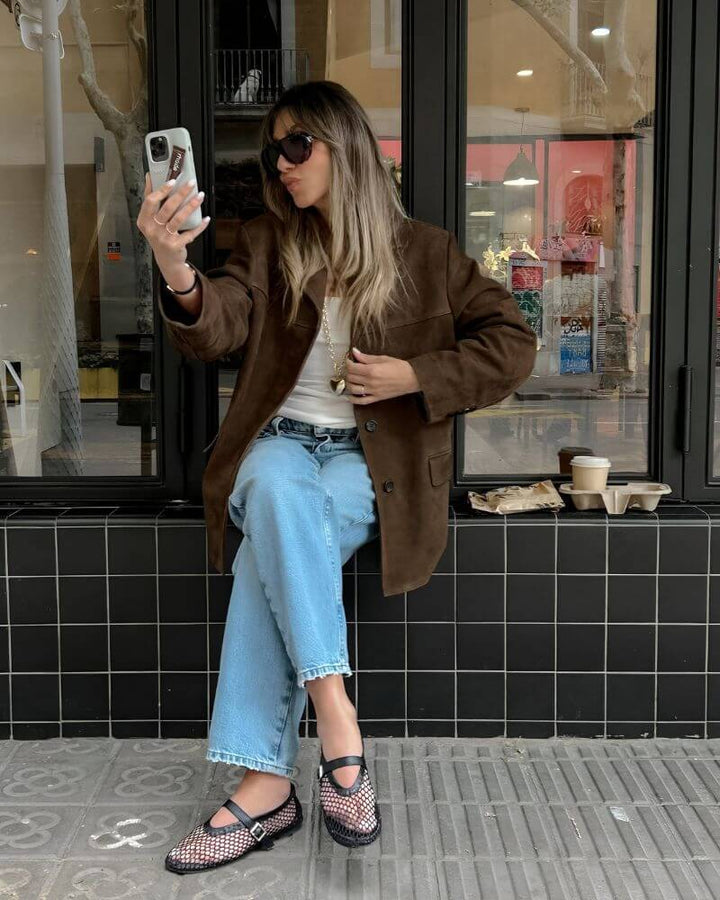 W&W Mode | Damen Wildlederjacke