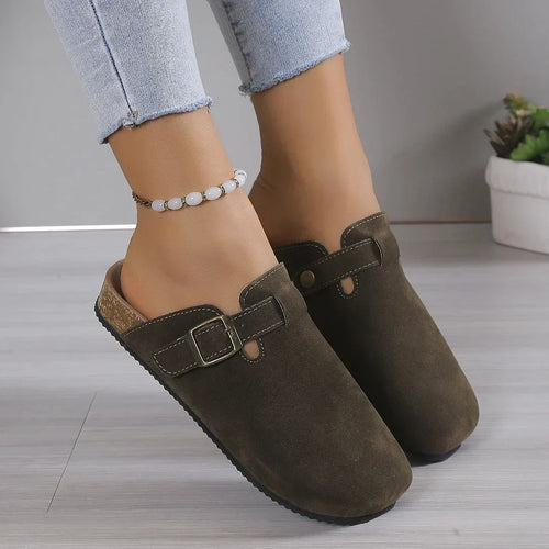 W&W Mode | Orthopädische Leder Pantoffeln