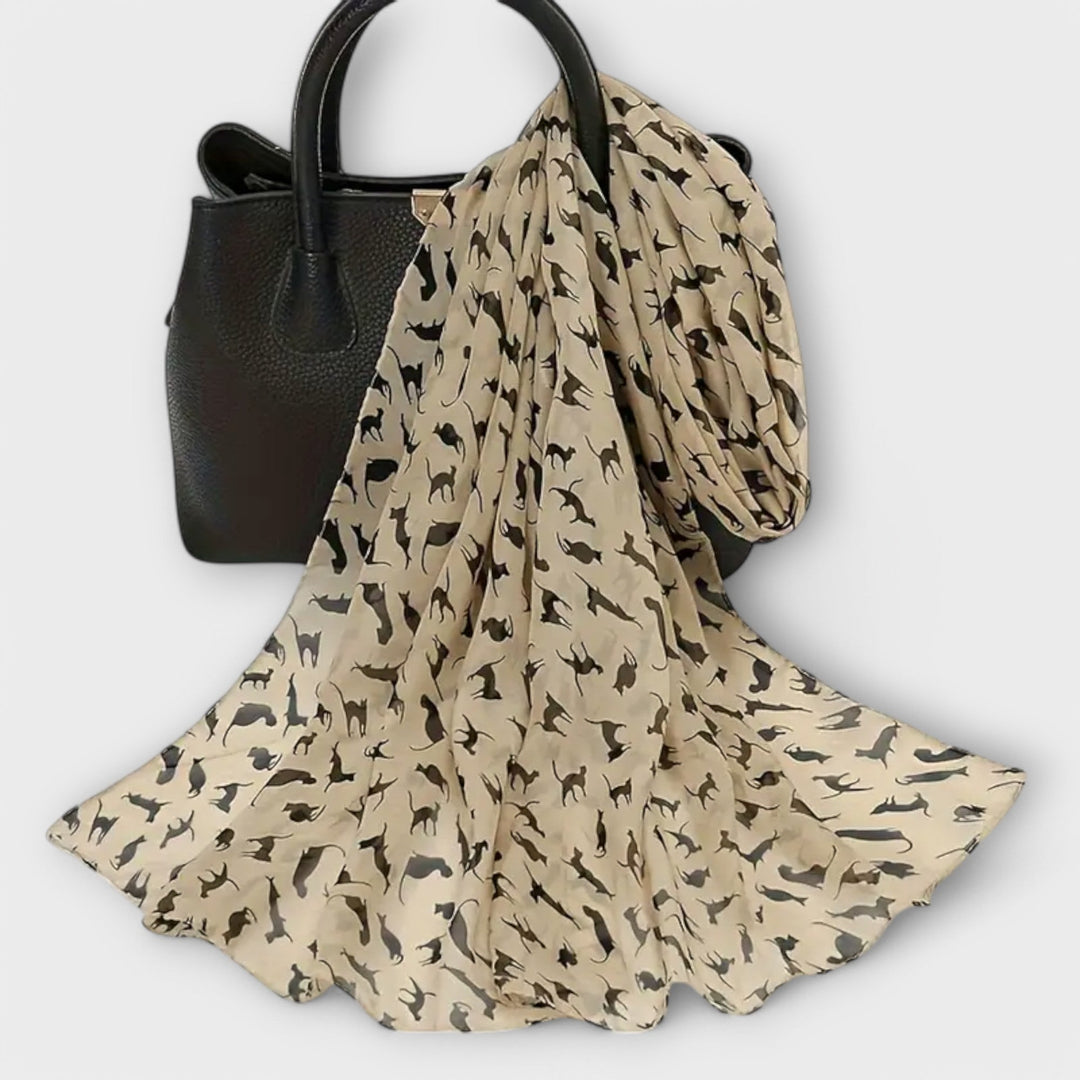 W&W Mode | Leoparden Chiffon Schal