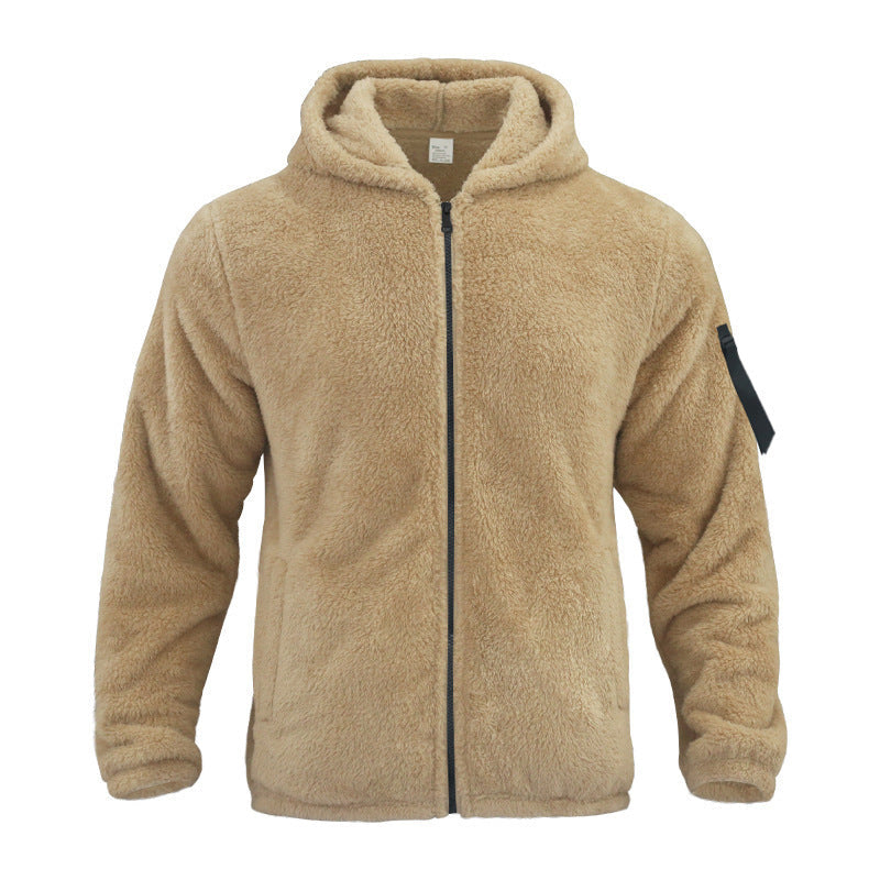 W&W Mode - Doppelseitige Fleece Herren Jacke