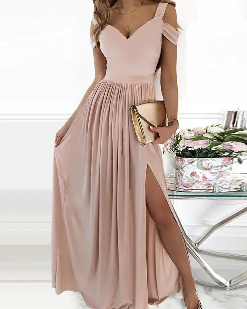 W&W Mode | Langes Elegantes Griechisches Faltenkleid
