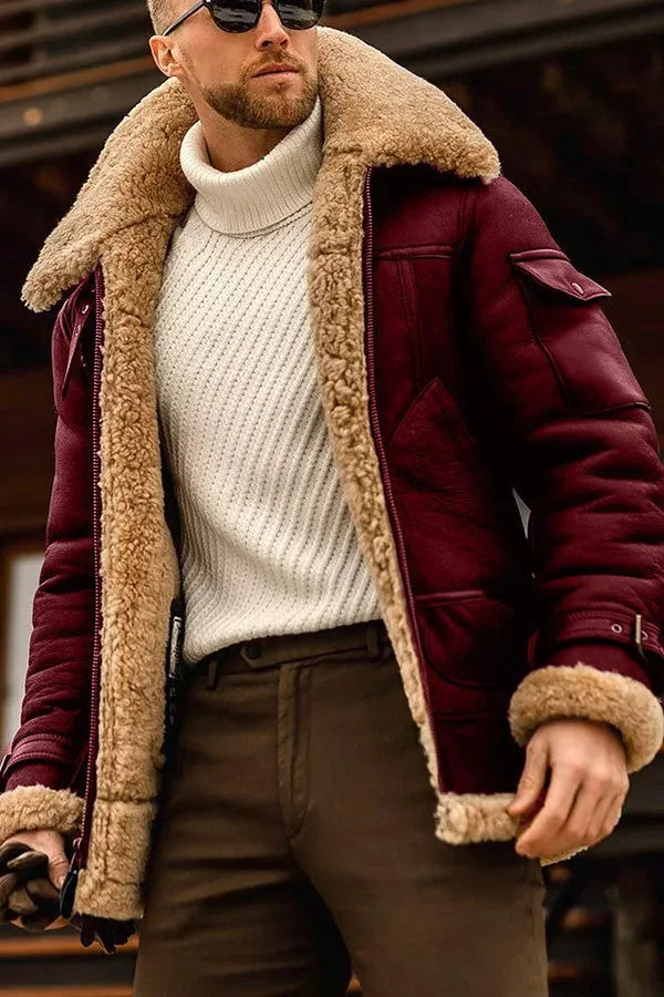 W&W Mode | Camel Stilvolles Fliegendes jacke Für Herren Luxus Und Komfort