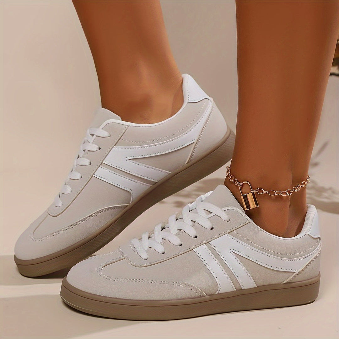 W&W Mode | Bequeme Damensneaker in Einfarbigen Farben