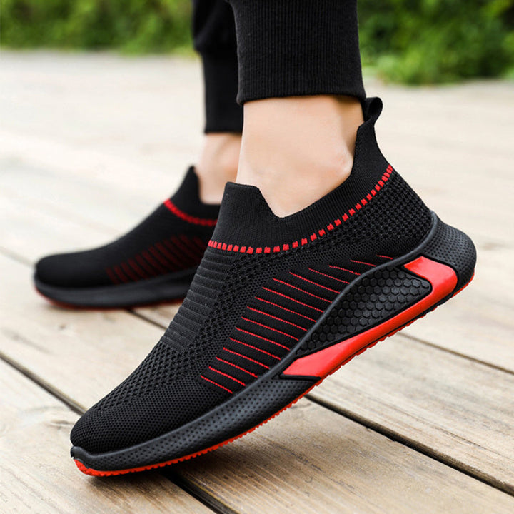 W&W Mode | Atmungsaktive Herren Sneaker Mit Streifendesign