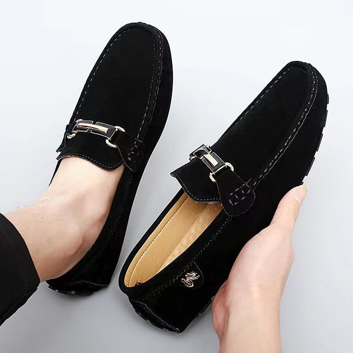 W&W Mode | Bequeme Metallische Mokassins