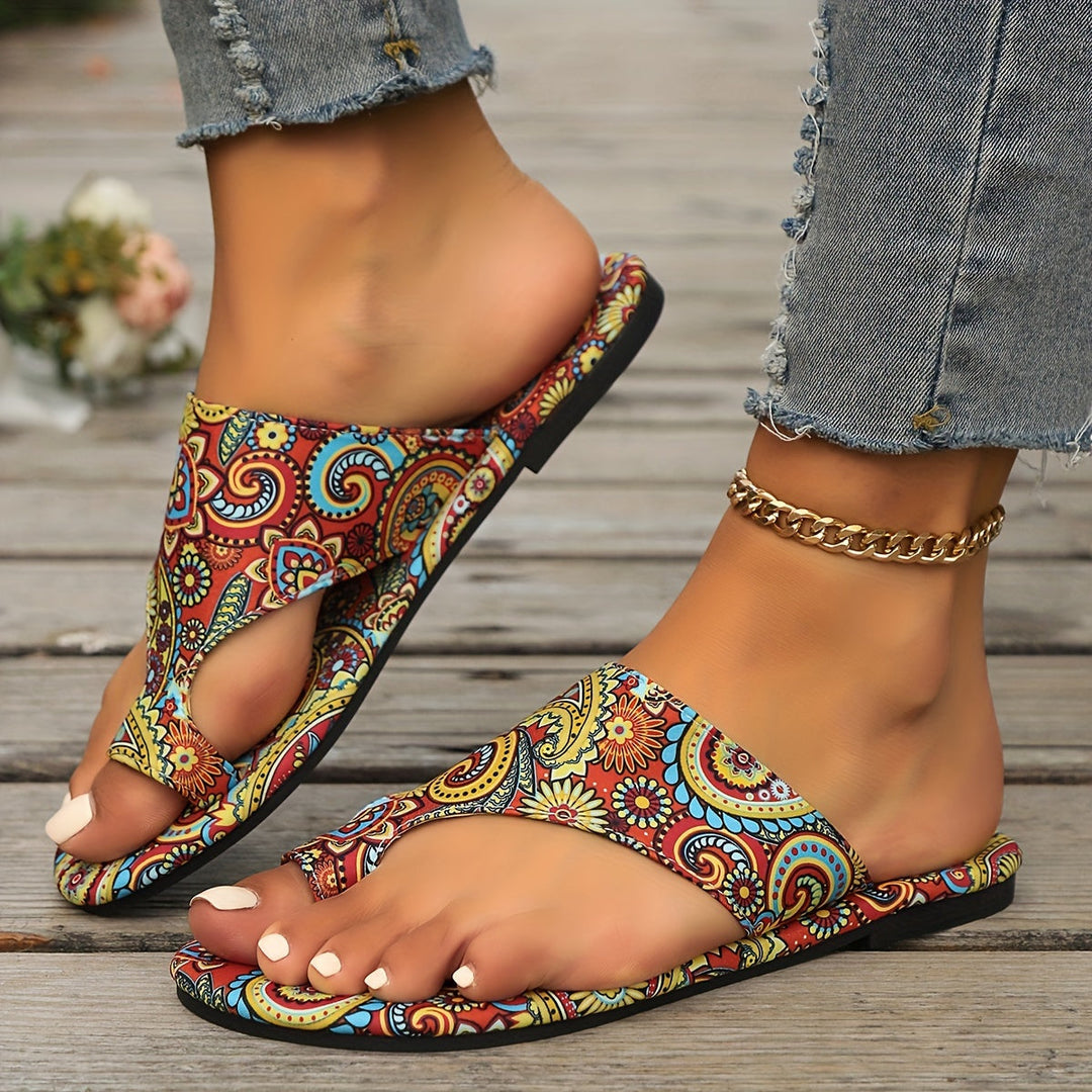 W&W Mode | Florale Flip Flops Für Frauen