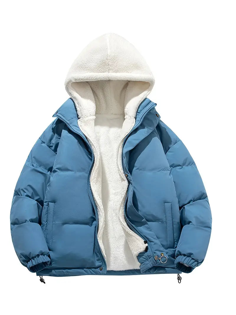 W&W Mode | Warme Winterjacke mit Kapuze und weicher Fütterung für Damen