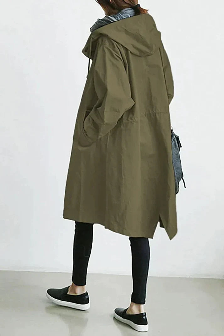 W&W Mode - Trenchcoat mit Kapuze
