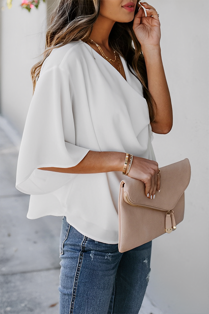 W&W Mode | Damen Sommer Chiffon Bluse
