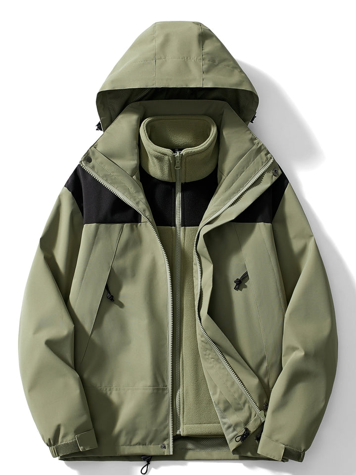W&W Mode | 3-In-1 Fleece-Winterjacke Mit Kapuze Für Damen