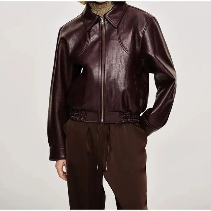 W&W Mode | Klassiker Burgundy Jacket