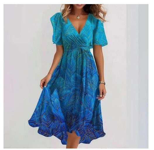 W&W Mode | Damenkleid Mit V-ausschnitt