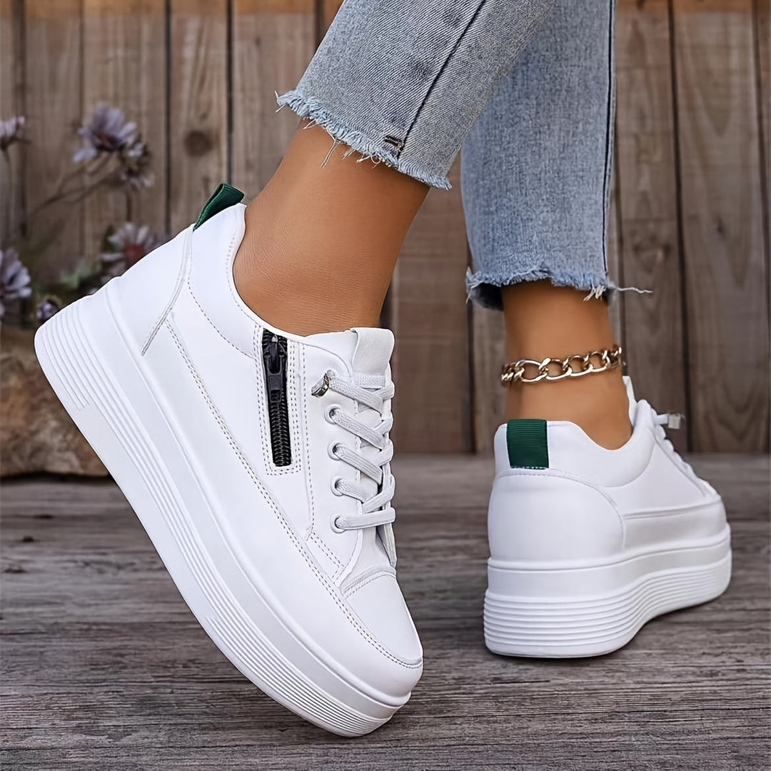 W&W Mode | Stilvolle Einfarbige Sneaker für