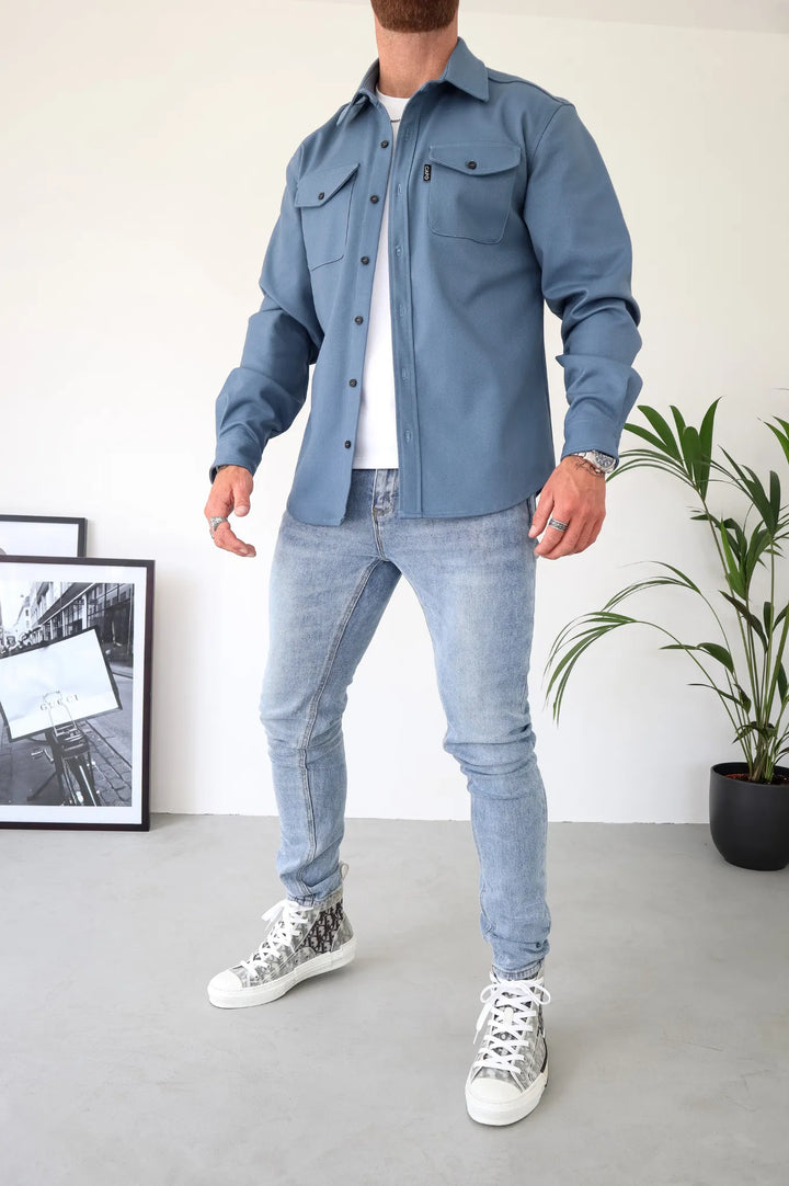 W&W Mode | Herrenjacke mit Kragen und Knopfleiste