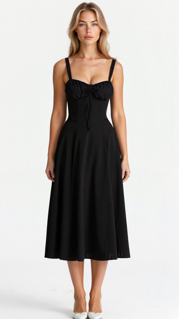 W&W Mode | Sommerliches Midi Kleid Mit Trägern & Schlitz Luftig, Elegant & Perfekt Für Warme Tage