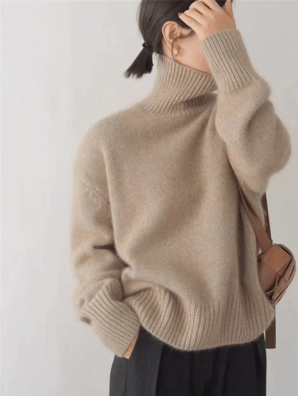 W&W Mode Rollkragenpullover