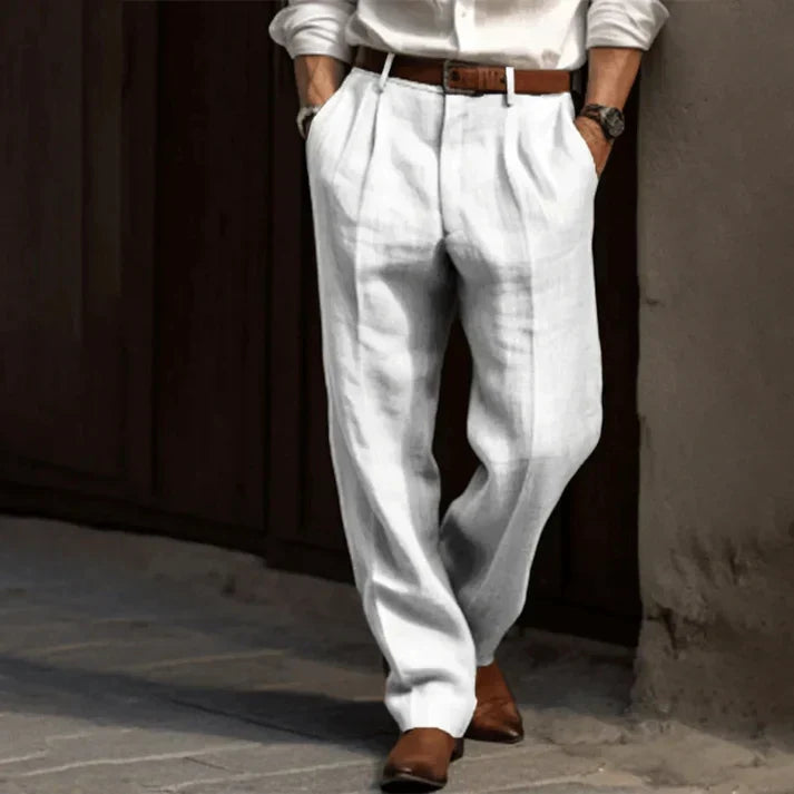 W&W Mode | Elegante Gerade Geschnittene Hose Für Männer