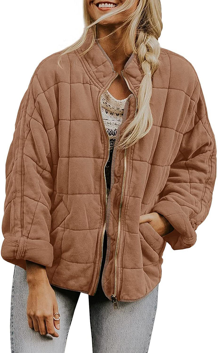 W&W Mode | Lockere Jacke Aus Dicker Baumwolle