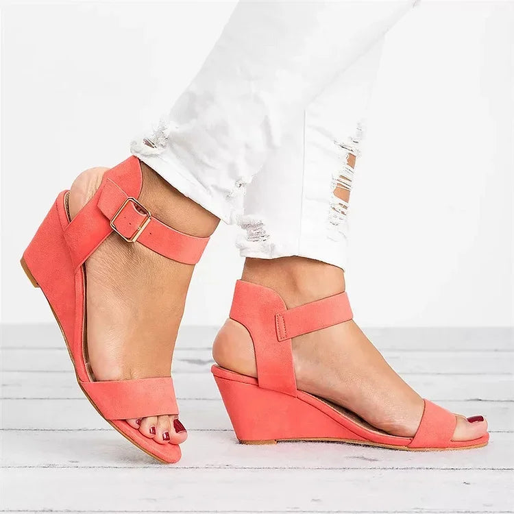 W&W Mode Orthopädische Keilsandalen