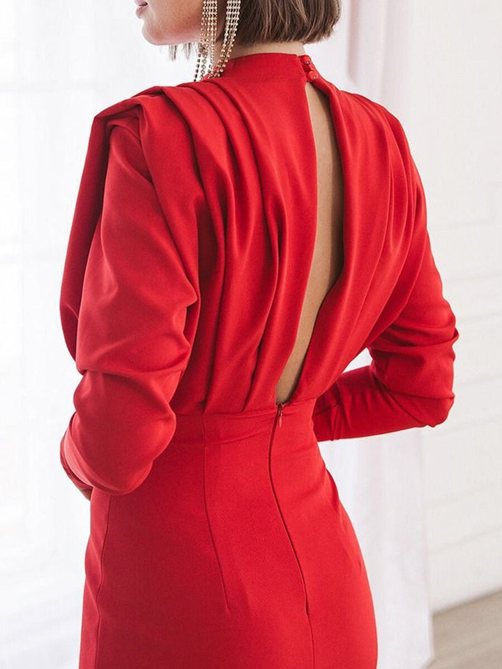 W&W Mode Rollkragenpullover-Kleid in Mode