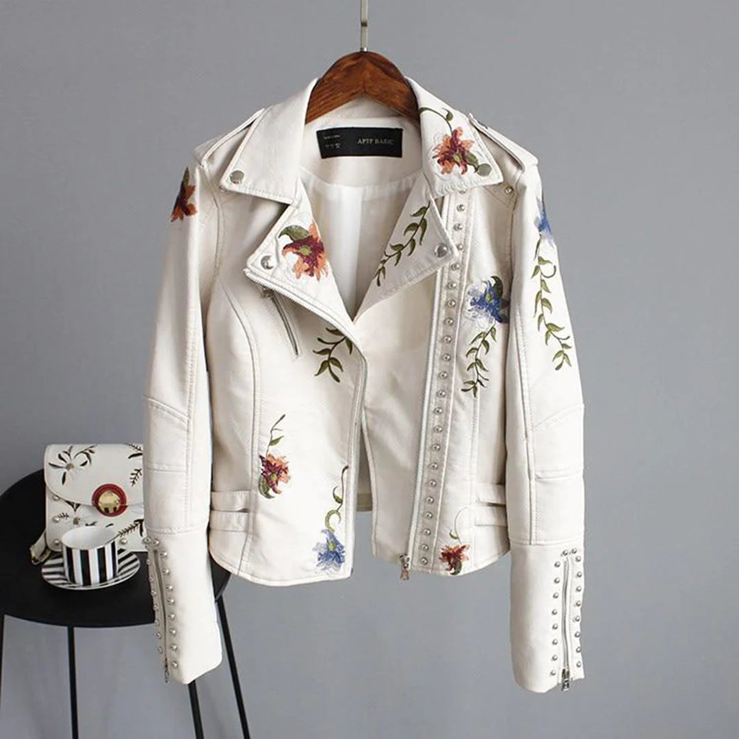 W&W Mode | Damenjacke mit Blumenmuster