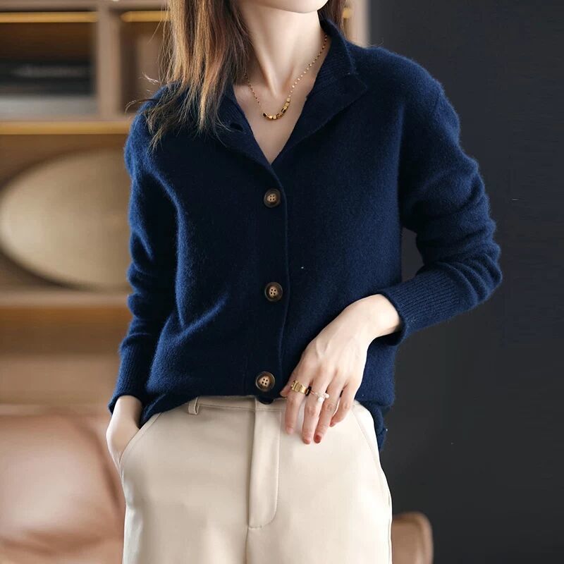 W&W Mode | Strickjacke mit Knöpfen für Frauen