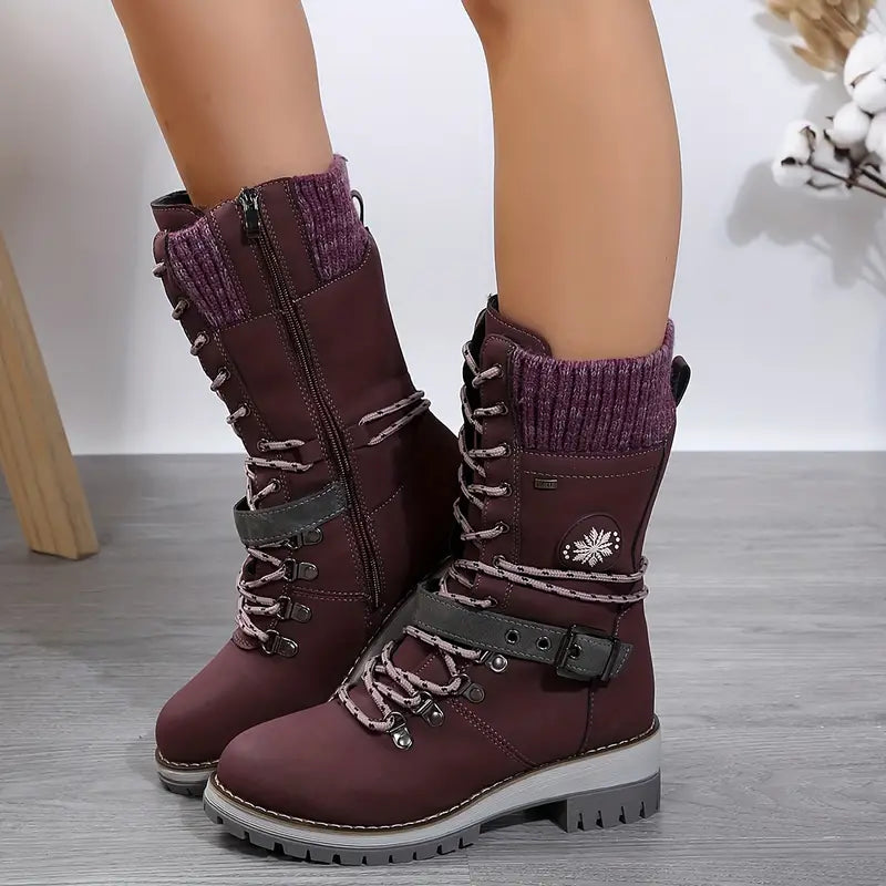 W&W Mode | Trendige Winterstiefel Mit Mittlerer Länge