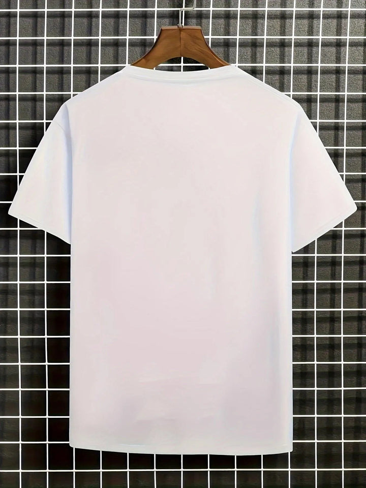 W&W Mode | Herren T-shirt Blumen Und Wellen Design