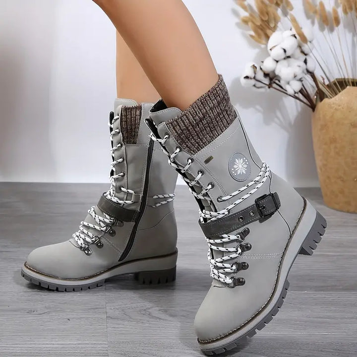 W&W Mode | Trendige Winterstiefel Mit Mittlerer Länge