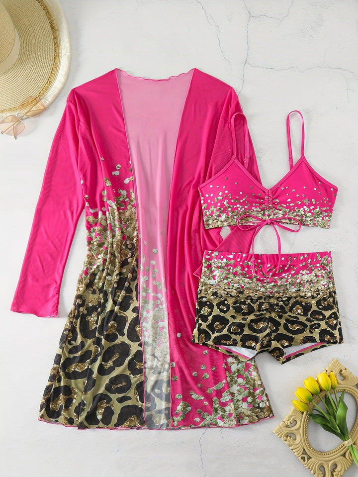 W&W Mode | Bikinisatz Mit Leopardenmuster