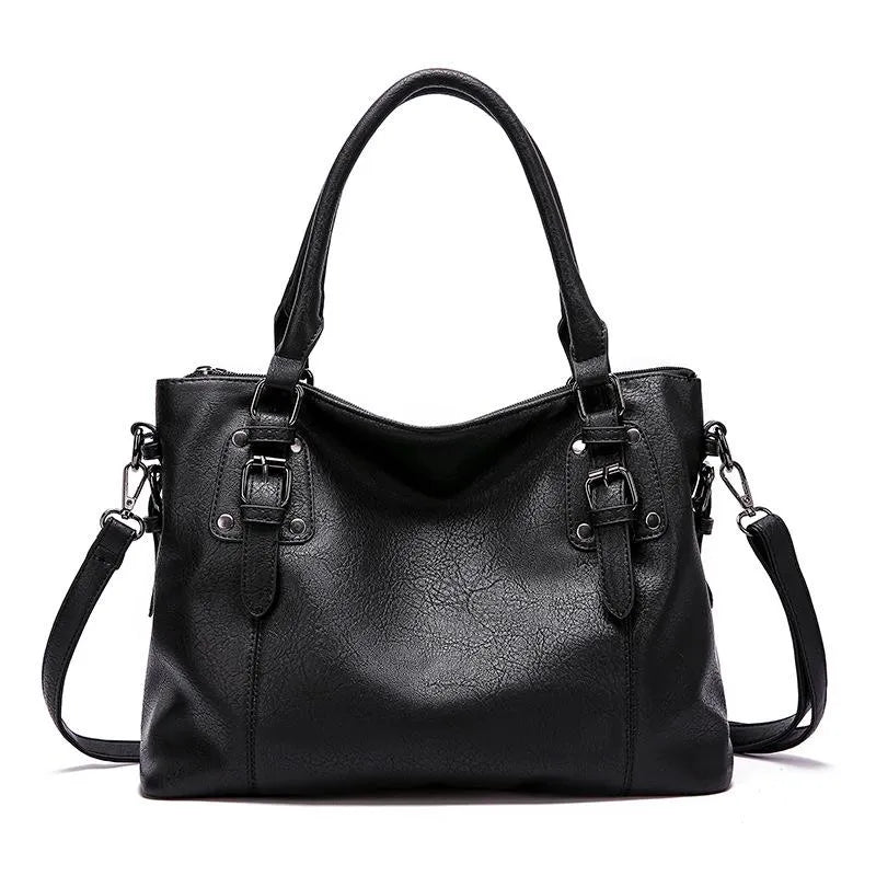 W&W Mode | Damen Elegante Leder-Umhängetasche