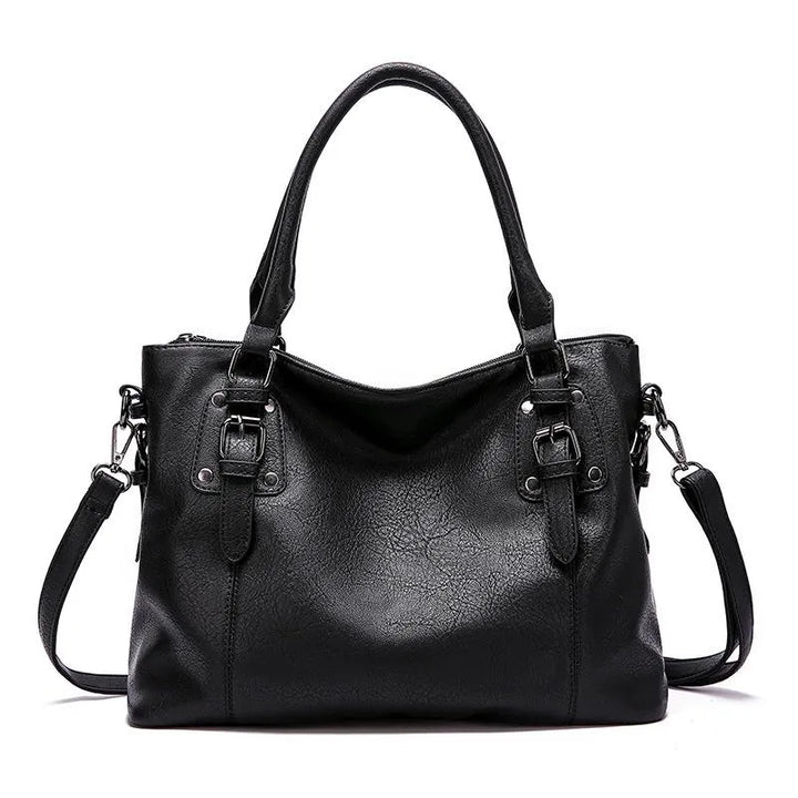 W&W Mode | Damen Elegante Leder-Umhängetasche